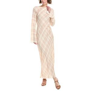 Summer Away Womens  Amalfi Maxi Dress, Beige